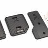 V8 Supercar Billet Pedal Pads - Black