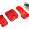 V8 Supercar Billet Pedal Pads - Red